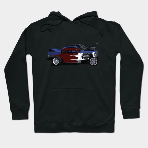 hot rod trio Hoodie by JonnyFivePhoto